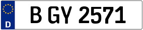 Truck License Plate